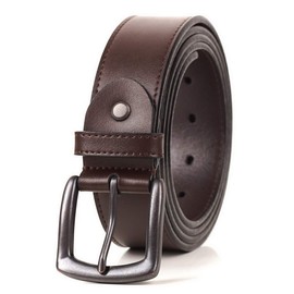 Genuine Leather Belts for Men Big and Tall 44 to 72 Inch Black Brown Tan