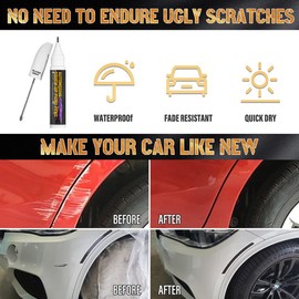 Touch Up Paint for Cars(Sliver Grey), Automotive Car Touch Up Paint Pen, Two-In-One Car Paint Scratch Repair, Car Scratch Remover for Deep Scratches, Special-Purpose Car Paint.