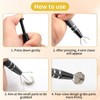 Debbery 3 Pack Piercing Ball Grabber, 12cm Piercing Ball Screw
