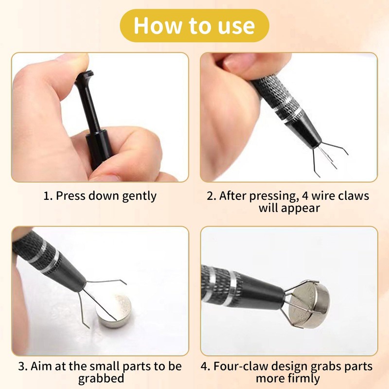 Debbery 3 Pack Piercing Ball Grabber, 12cm Piercing Ball Screw