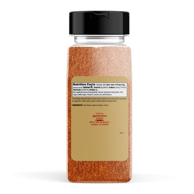 Unpretentious Cajun Seasoning (2 Cups) Culinary Blend, Southern Classic, Rich