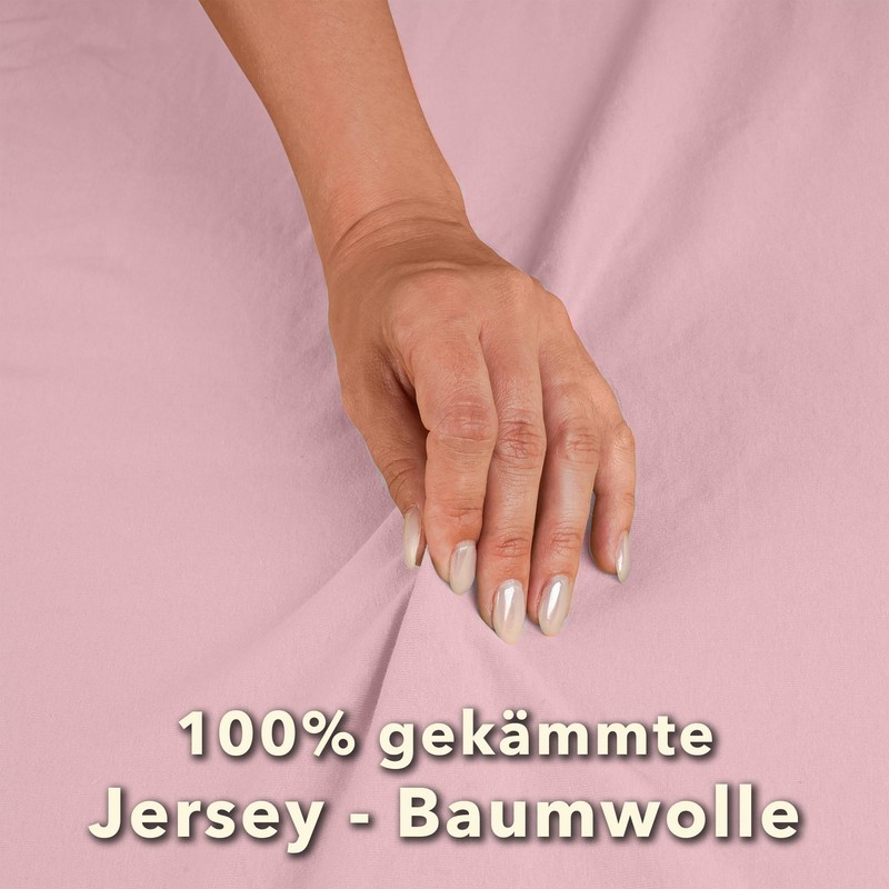 Studio Basic Fitted Sheet 140 x 200 cm, 100% Combed