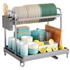 Sakugi 2-Tier Dish Drying Rack - Stainless Steel Dish Rack