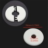 2 pcs Wall Split Flange Self-Adhesive tape Round Escutcheon Various