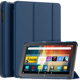 Tablet Hülle mit Auto Sleep/Wake, Hinweise zur Kompatibilität Finden Sie in Schwarz - Blau