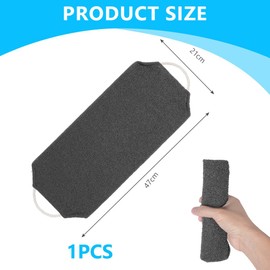 LOPHE Back Scrubber for Shower, Double Side Back Shower Scrubber with Handle, Plant Fibre Exfoliating Loofah Strap, Body Exfoliator Bath Scrub Loofah, Cleaning Dirt and Dead Skin for Men Women