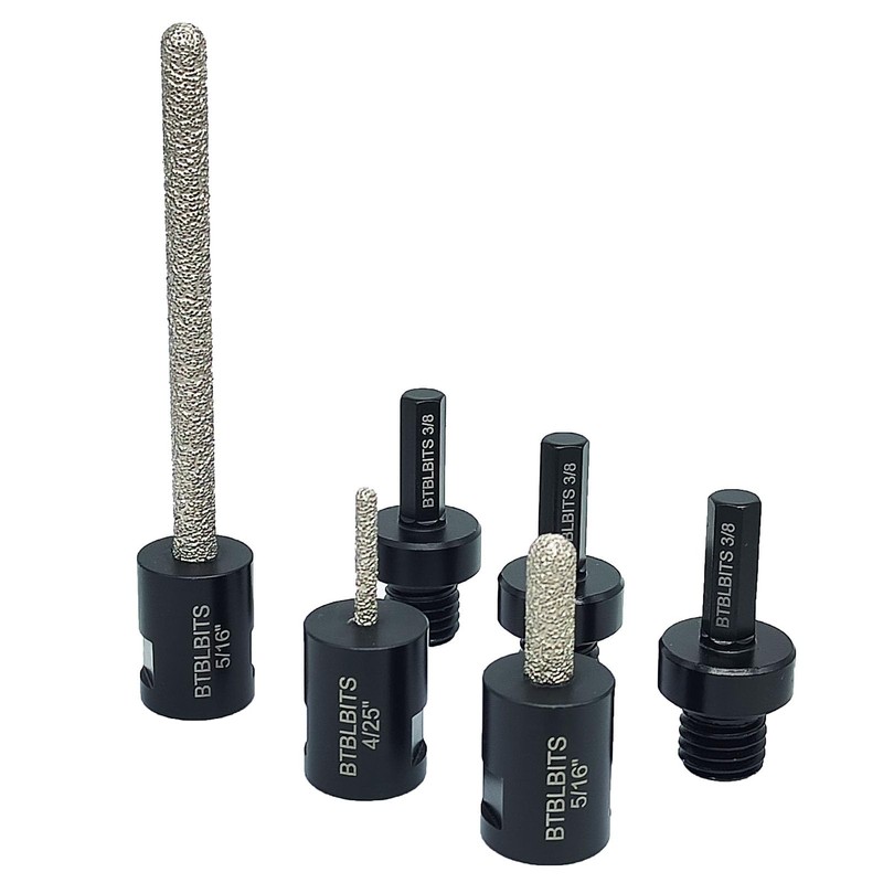 BTBLBITS Diamond Mortar Raking Bit 5/16" x 1" Router Bits