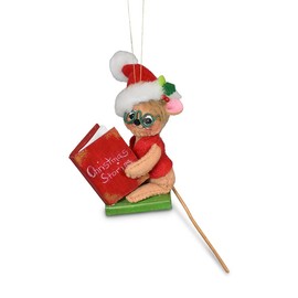 Annalee Christmas Stories Mouse Tree Ornament, 3 in