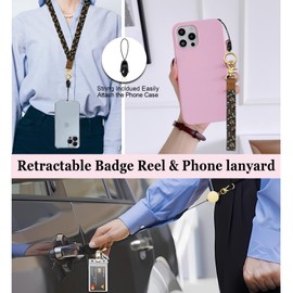 bolimoss Mushroom Lanyards for Keys ID Holder, Cute Women Wrist & Neck Lanyards Set for Teacher Kid, ID Badges Wallet, Cell Phone, Keychain, Car Key