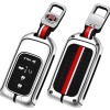 Gerzen Honda Key Fob Cover Case With Keychain, Metal For