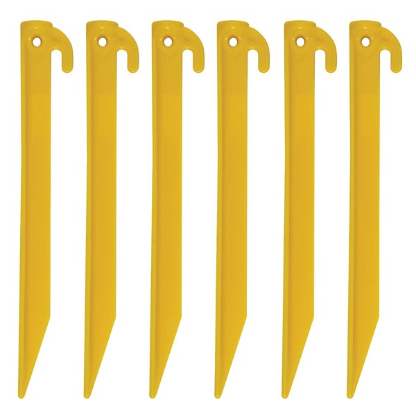 Rothco 9" Plastic Tent Stakes - 6 Pack