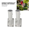 2Pcs Adjustable Flag Pole Holder Aluminium Alloy Metal Wall Mount