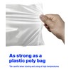 Eco Friendly Clear Poly Bags with Suffocation Warning - 10"