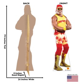 Cardboard People Hulk Hogan Life Size Cardboard Cutout Standup - WWE - Made in USA