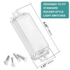 CLYMENE 2 Pack Light Switch Cover Guard, Child Proof Wall