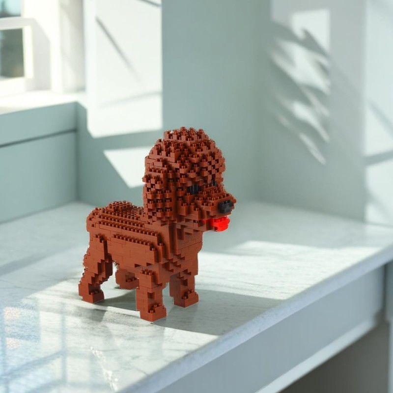 Larcele Micro Dog Building Blocks Pet Mini Building Toy Bricks,950