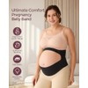momcozy Pregnancy Belly Band, Black, O-Shape
