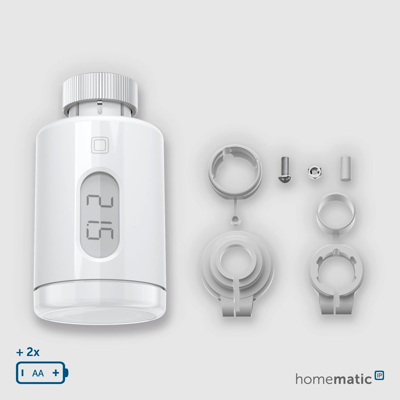 Homematic IP Smart Home Radiator Thermostat - Pure, Digital Thermostat