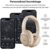 TOZO HT2 Hybrid ANC Headphones 60H Playtime, Hi-Res Audio, Bluetooth