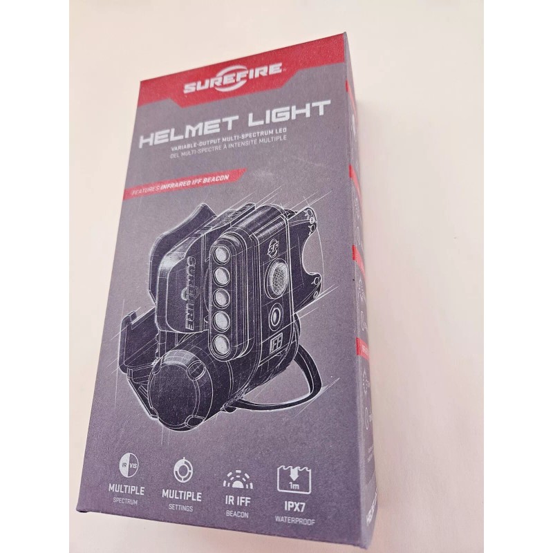 Surefire NEW - Surefire HL1-A-TN Helmet Light White/Blue LED Tan