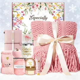 Birthday Gifts for Women Self Care Gift, Relaxing Spa Gift Basket Bath Set Get Well Soon Care Package Valentines Day Gifts for Her Mom Women Sister Friend Wife Grandma