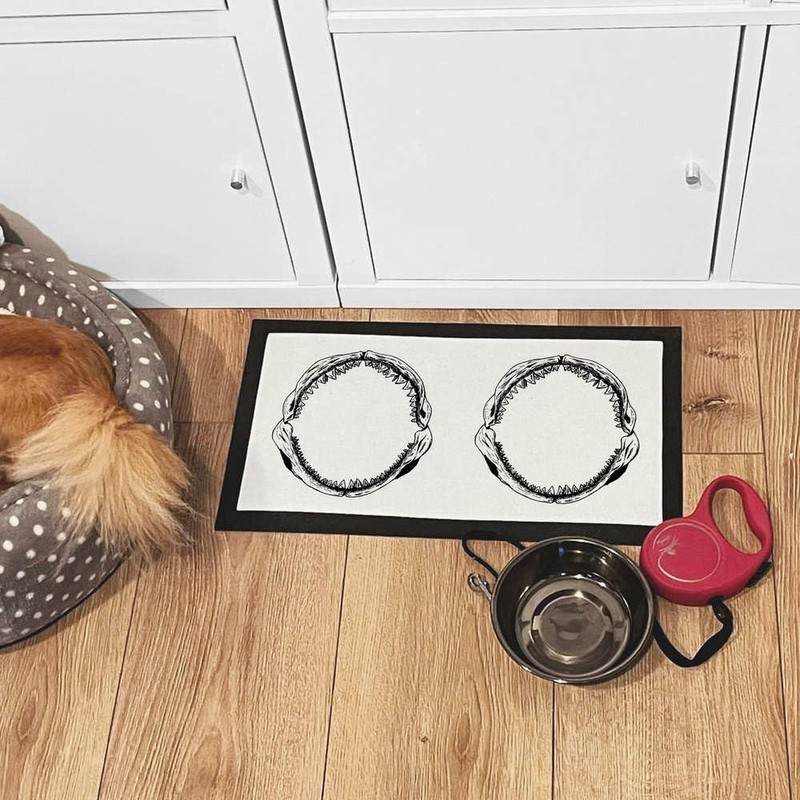 'Shark Jaws' Pet Feeding Mat (PM00001157)