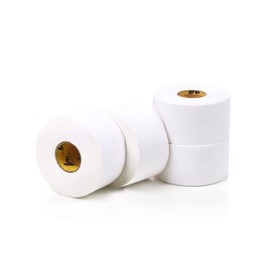 White Athletic Tape 4 Pack - 15yd Pro Grade Strength Sports Tape, Best for Athlete and Medical Trainers, Fingers, Ankles, Wrist, Boxing, Football, Gymnastics (4 Pack) (1.5 Inch)