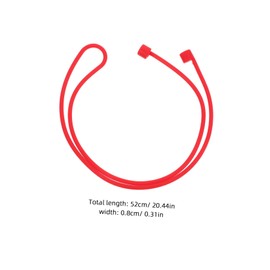 Operitacx Stylish Headphone Lanyard Vibrant Anti-Loss Earphone Strap Portable Earbud Cord Clip for Neck Fashion Accessory