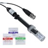 JuviPerpric pH Electrode Meter, Refillable pH Probe with BNC Connector