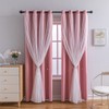 FANLI 2 Panels Star Blackout Curtains for Kid Girls Bedroom