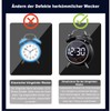 Justup Alarm Clock, Digital Alarm Clock with Large LED Display,