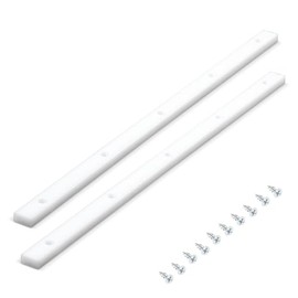 POWERTEC 2PK Crosscut Sled Miter Bar for Table Saw Sled, 3/4" x 3/8" x 17" with Predrilled Holes & Screws for Router Table, Bandsaw, Taper Jig, Table Saw Accessories for Woodworking (72213)