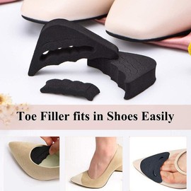 JUTOSU Toe Cushion, Adjustable Toe Cushion, Toe Protection, Toe Cap, Shoe Care, Sponge, Memory Foam, Toe Gap Filling, Size Adjustment, Anti-Slip, Shock Absorption, Anti-Slip Toe Protection, Shoe Shedding, Anti-Slip Prevention, Shoe Shedding, Anti-Slip Pr