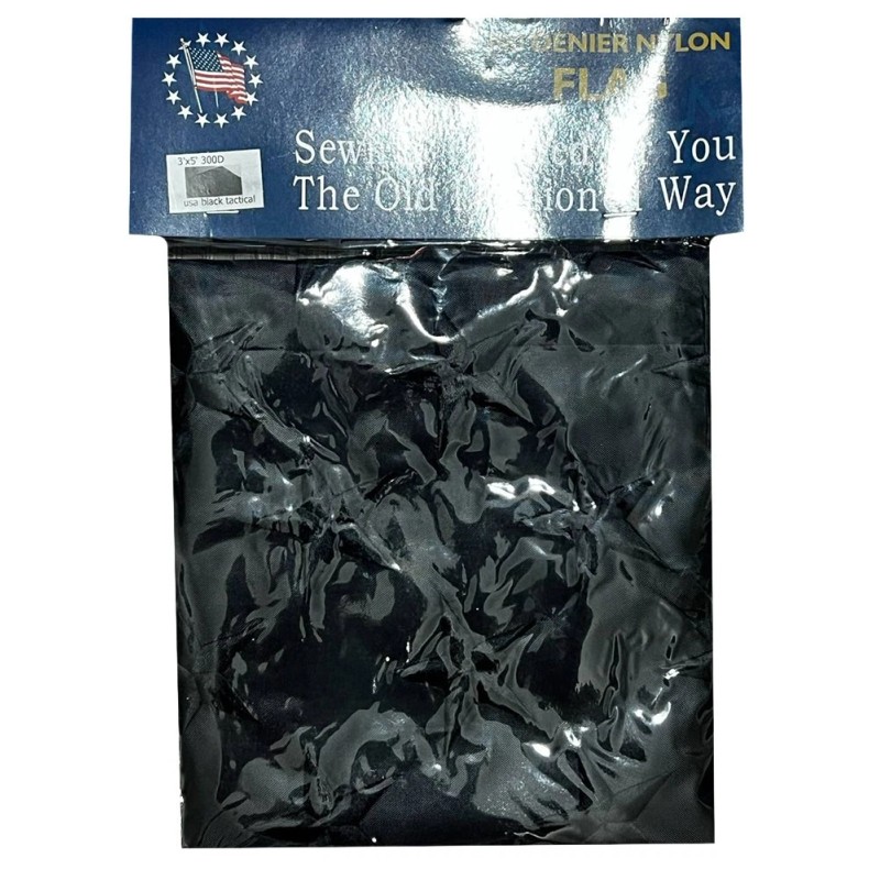 Trade Winds 3X5 USA American All Black 3'x5' Heavy Duty
