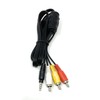 SINGING WOOD 3.5mm Male to 3RCA Male Plug Stereo Audio