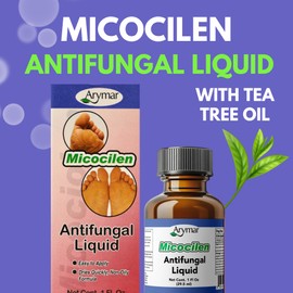 Arymar Micocilen Liquid (1 oz) with Brush Applicator - Fast-Acting Formula for Nail & Skin Health