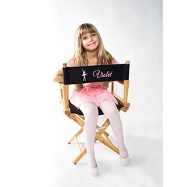 Filmcraft Junior Director's Chair - Kids and Pets - Shortest Pro Director's Chair 15.5" inch seat Height for Set, Stage and Studio