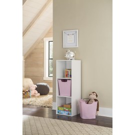 ClosetMaid 13029 Cubeicals Wire Frame Fabric Storage Bin, Light Pink