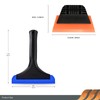 EHDIS 6'' Small Silicone Squeegee 5-inch Handy Small Rubber Window