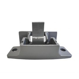 LXJZCPCompatible 3104653.005 3310811.009M RV Camper Trailer Bottom Mounting Bracket V/Camper/Awning Arm Lower Mounting Foot Grey and White Combination (2 Grey)