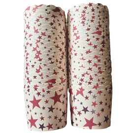 BAKE-IN-CUP Paper Baking Cups, Greaseproof Disposable Cupcake Liners Large Cups, (Americana, 50-Pack)