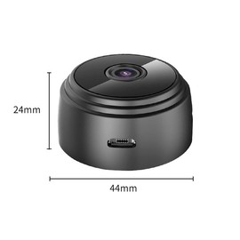 Cyrank Indoor Surveillance Camera, Baby Monitor, Home Camera, Door Camera, Tiny Camera, Night Vision, Motion Detection, HD, Wireless Remote Surveillance Cameras (BL)