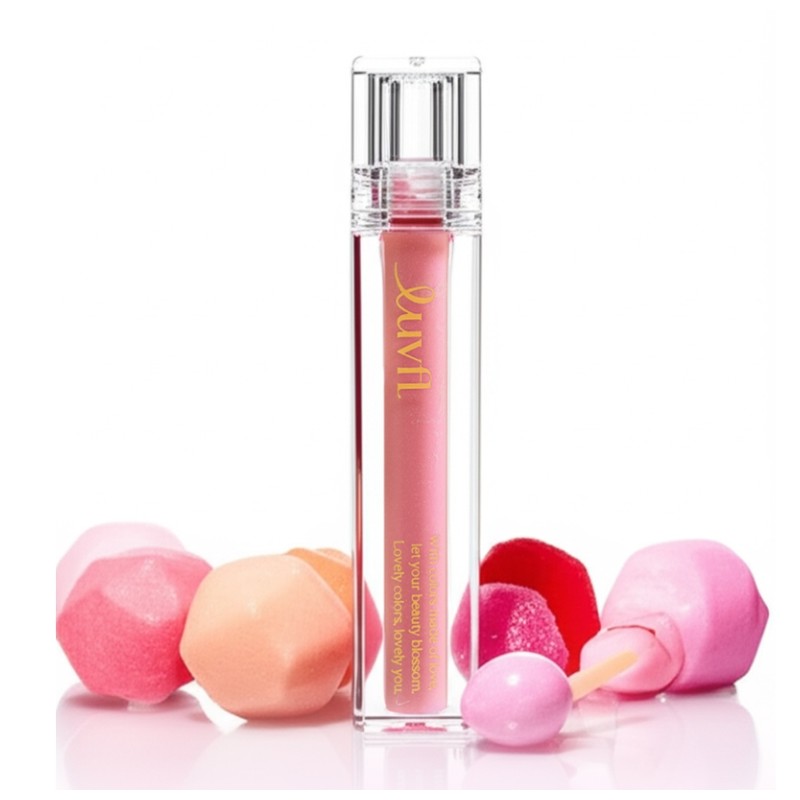 LOVEFLEUR TGlimmer Shine Gloss 2colors, Color1#$%Color2:Rosy Milk-Rosy Milk