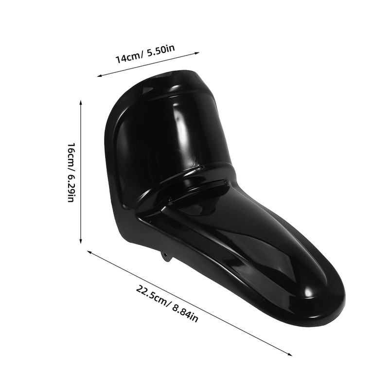 Mobestech Motorcycle Front Mudguard Splash Guard Durable Wear-resistant Easy Installation