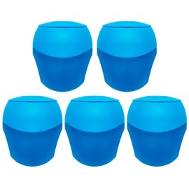 KUM Pencil Pal K1 Pencil Sharpener with Container, Blue, Pack of 5