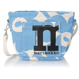 Marimekko 91969 Mono Mini Crossbody Unikko Shoulder Bag, Women's COTTON, Light Blue, COTTON, LIGHT BLUE, Free size