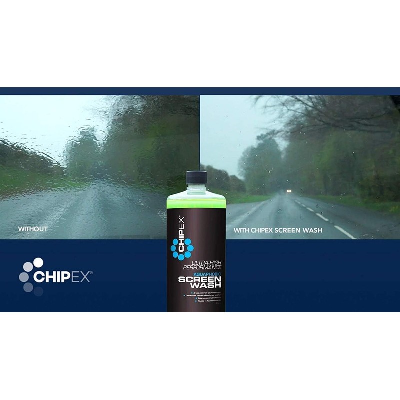 Chipex Ultra-High Performance Aquaphobic Rain-Repelling Screenwash 150ml