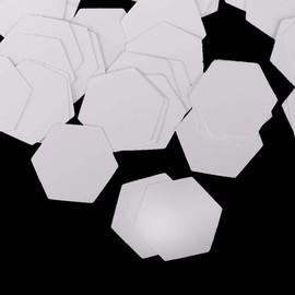 POFET 500pcs Hexagon English PAPER PIECING Quilting Templates Craft - 12mm