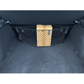 Envelope Style Automotive Elastic Trunk Mesh Cargo Net for KIA Stinger 2018-2024 - Premium Trunk Organizers and Storage - Luggage Net for Sedan - Best Car Organizer for KIA Stinger GT