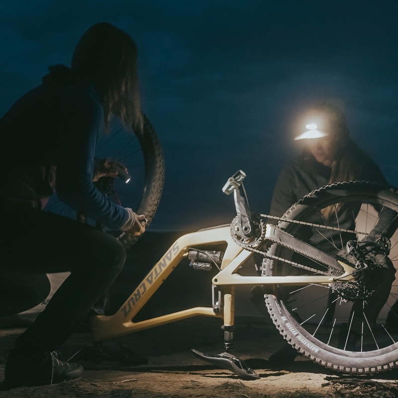 AMPEX Rechargeable Flashlight | 300 Lumen LED Flashlight, Waterproof, Red